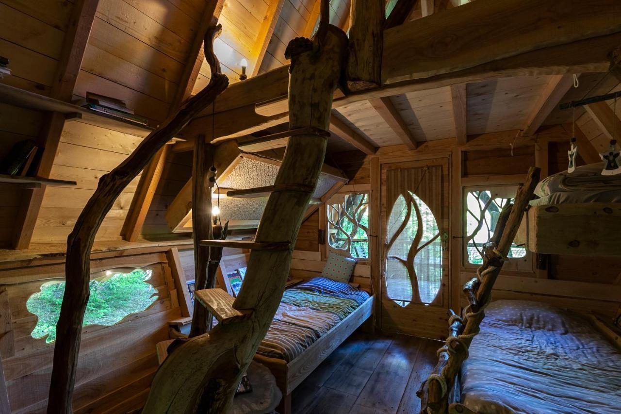 L'Arbre A Cabane Guyonvelle ภายนอก รูปภาพ