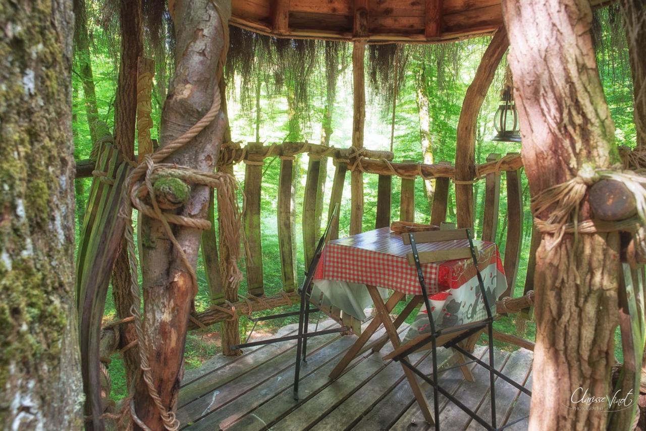 L'Arbre A Cabane Guyonvelle ภายนอก รูปภาพ